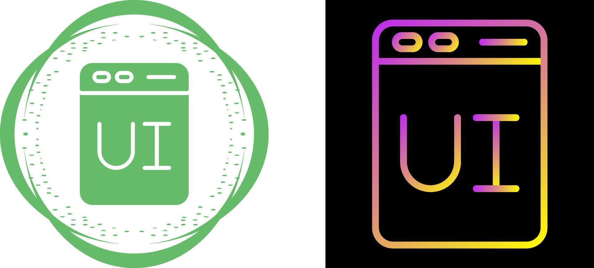User Interface Design Vector Icon