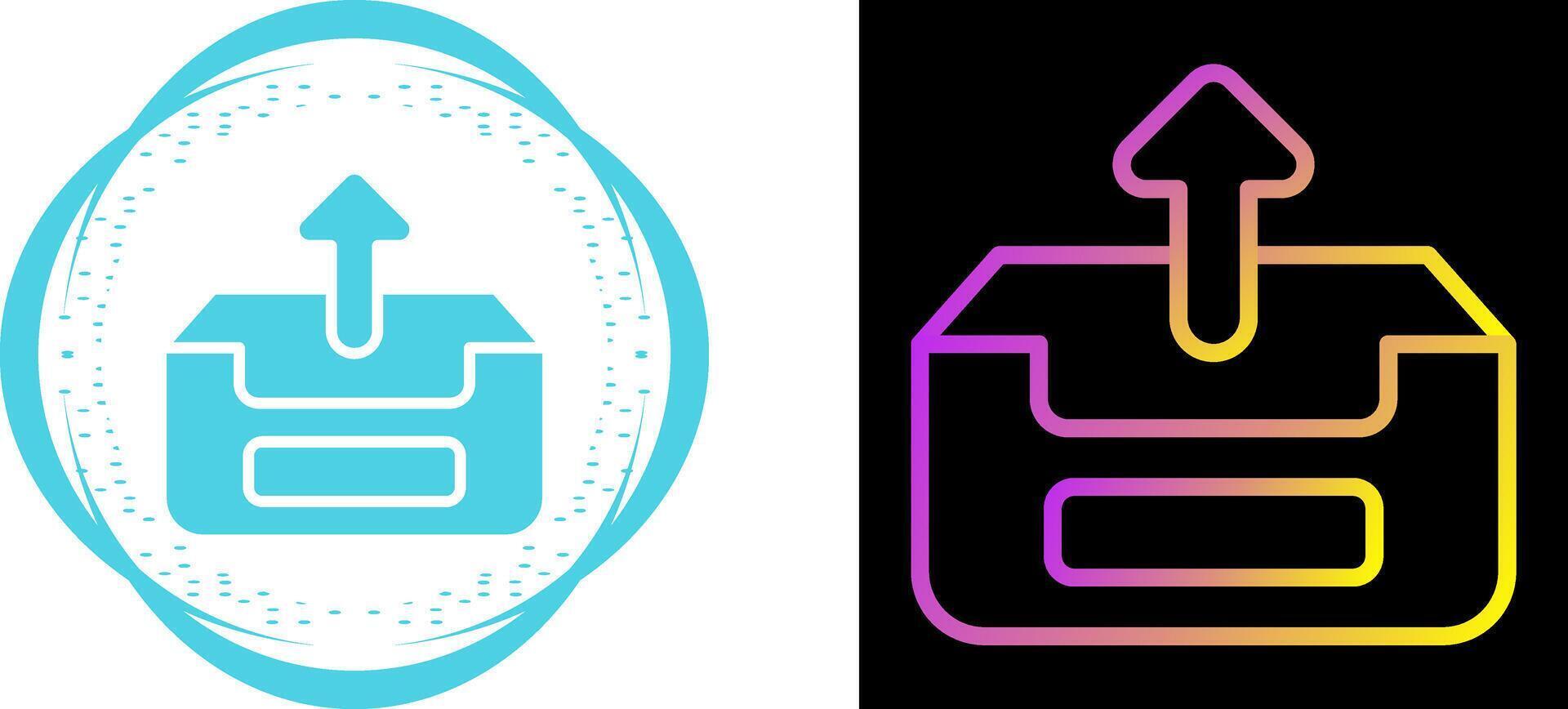 Outbox Vector Icon