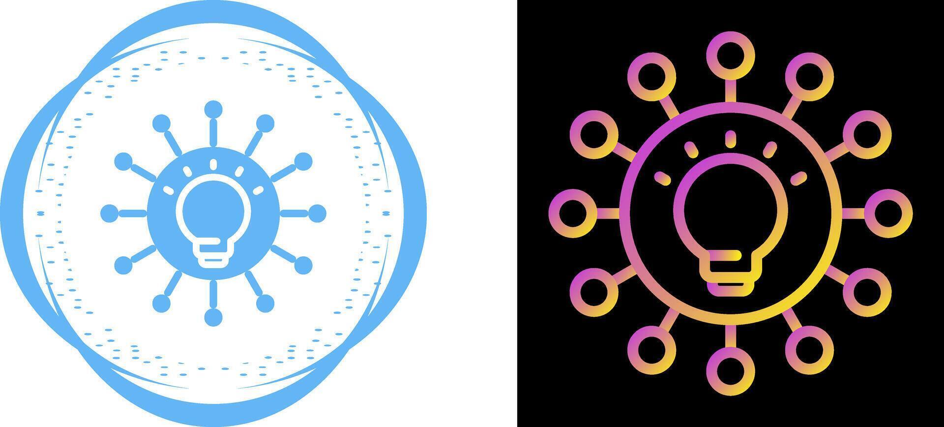 Mind Map Vector Icon