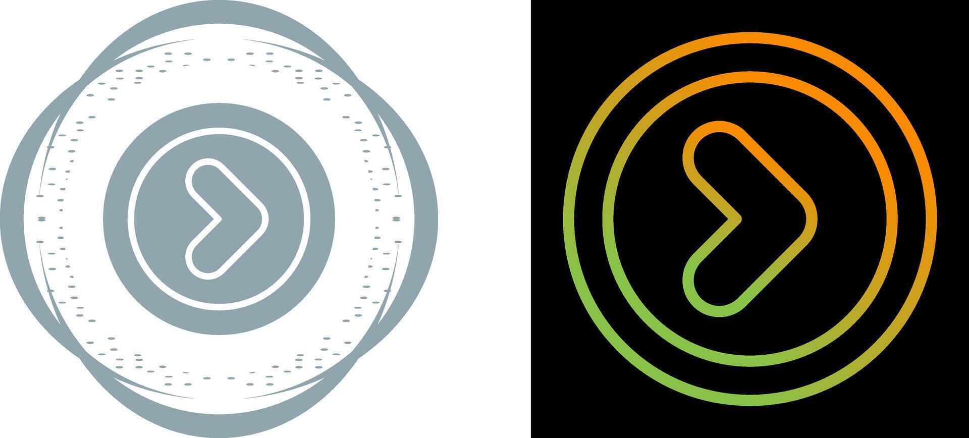 Angle Right Vector Icon