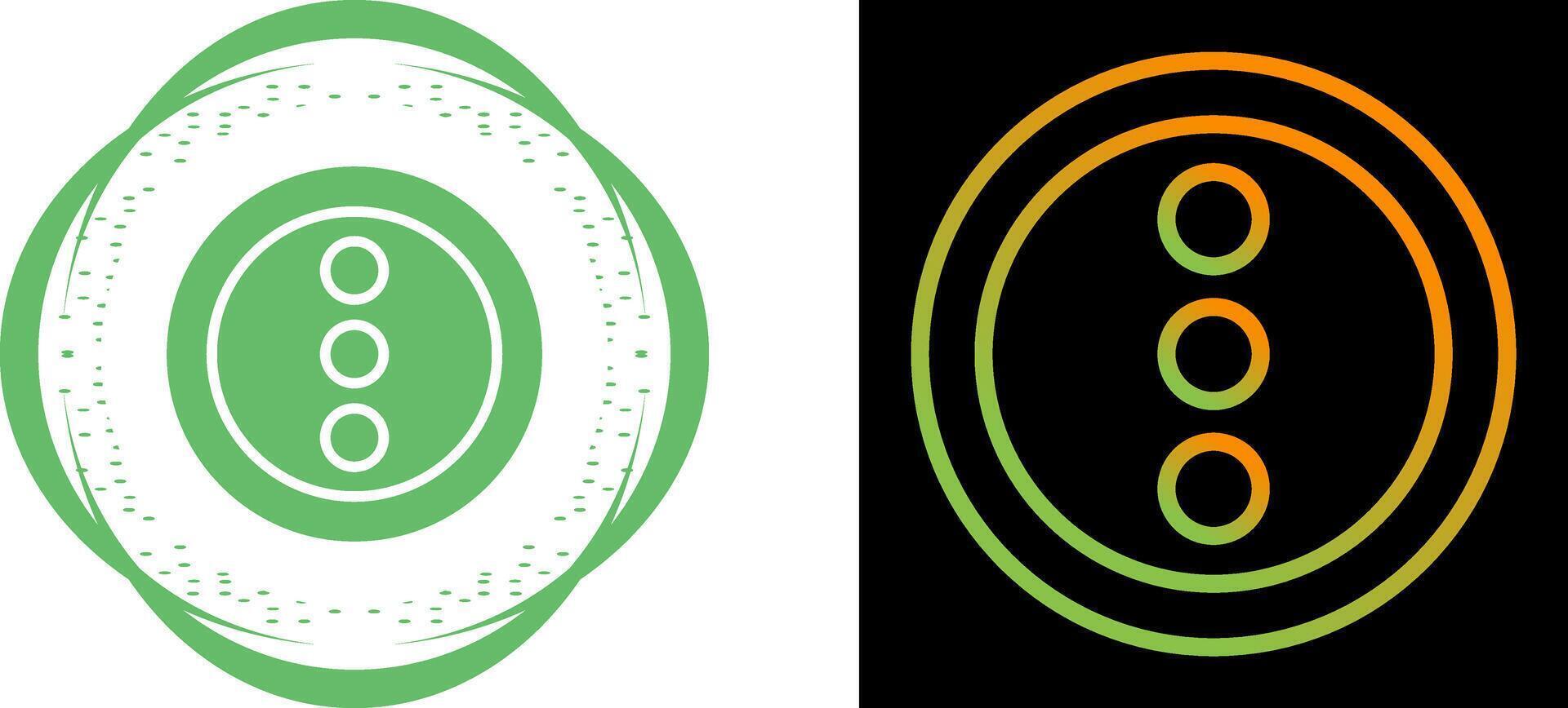 Menu Dots Vertical Vector Icon
