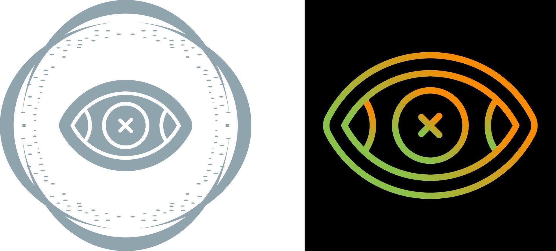 Eye Crossed Vector Icon