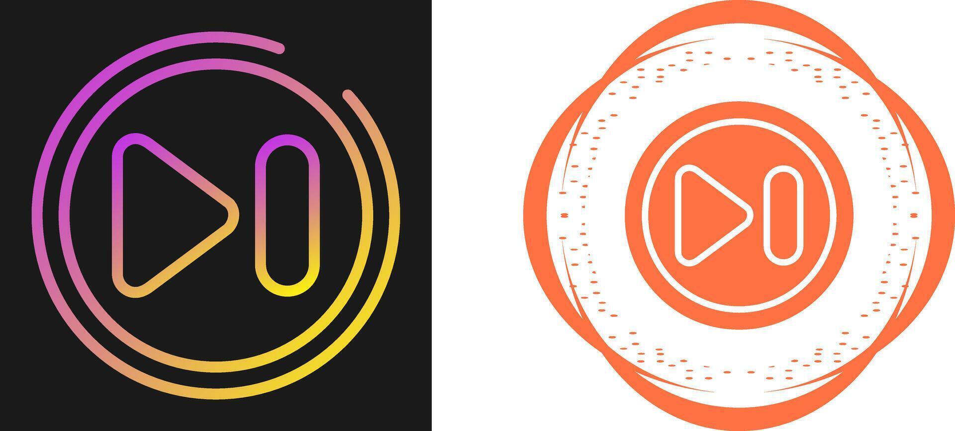 Next Track Button Vector Icon