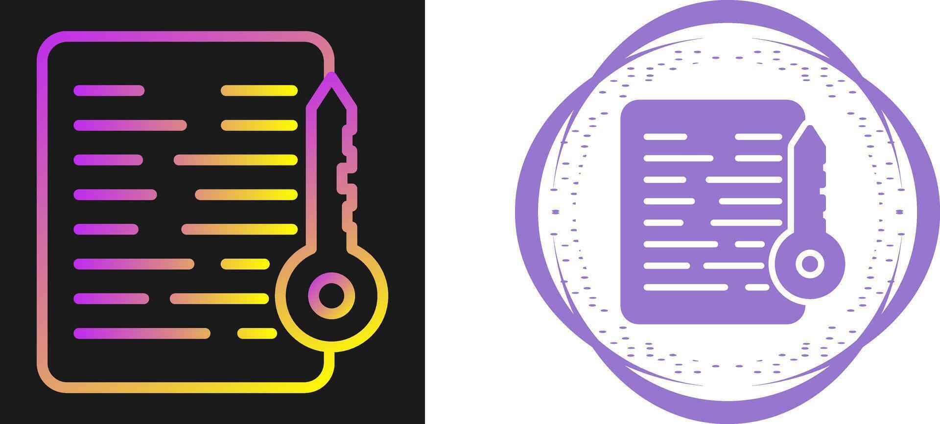 Document Access Vector Icon