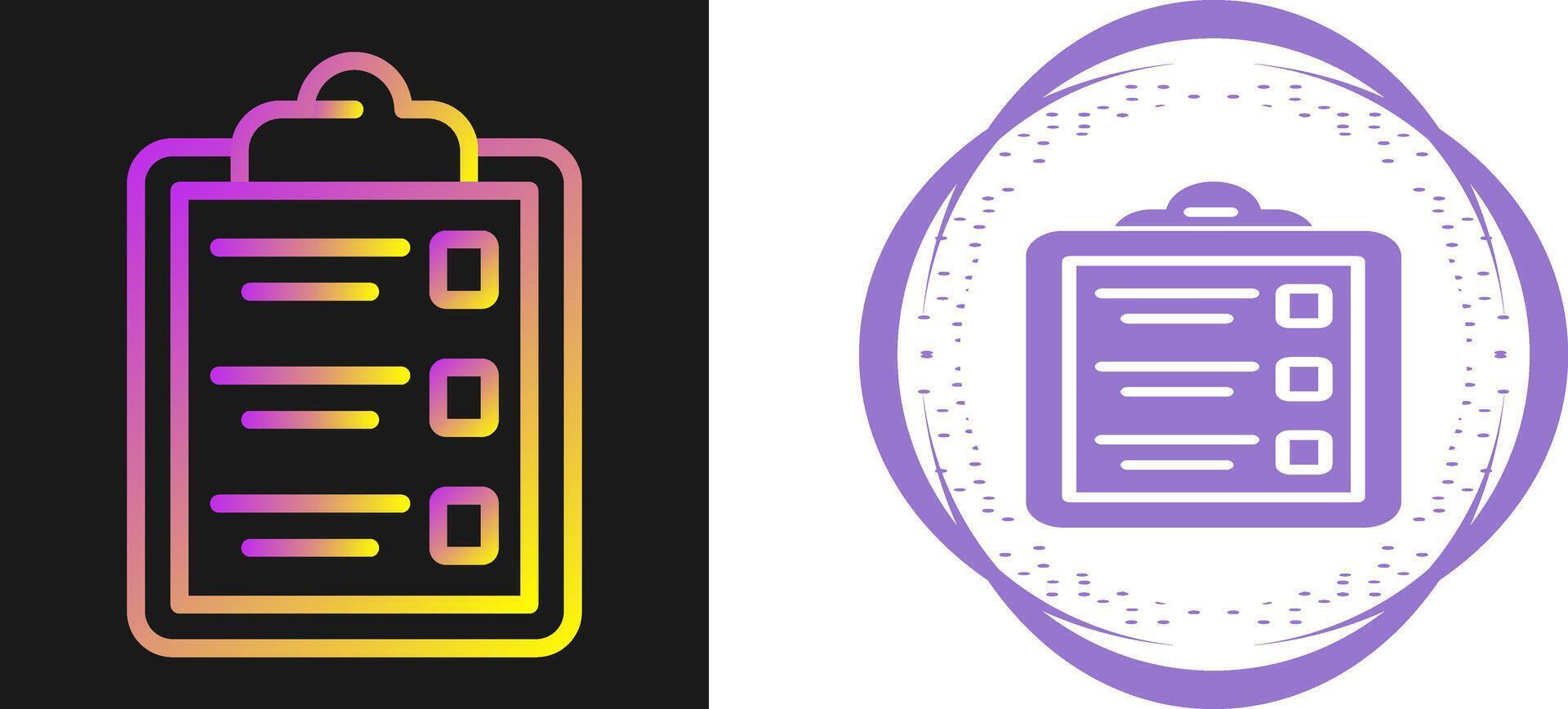 Clipboard Vector Icon