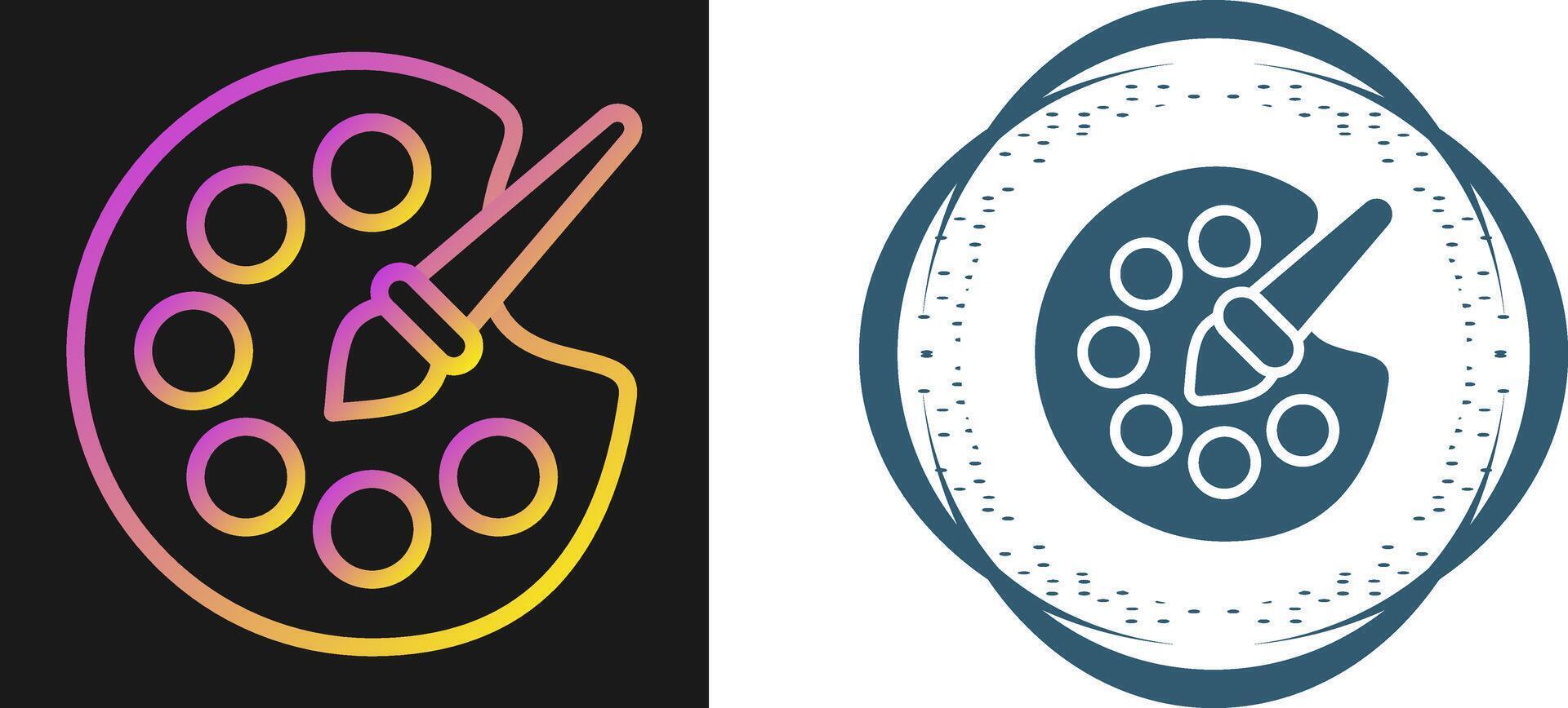 Artist Palette Vector Icon