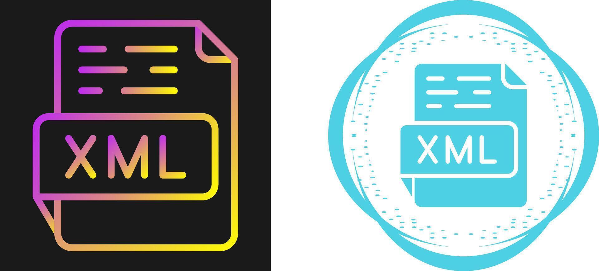 XML Vector Icon