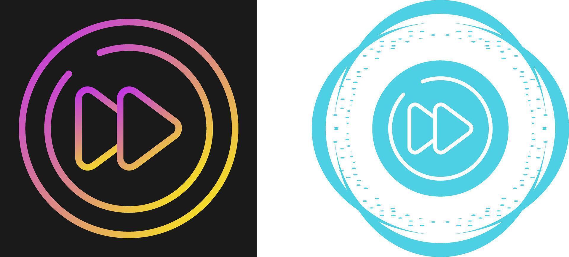 Video Next Track Circle Vector Icon
