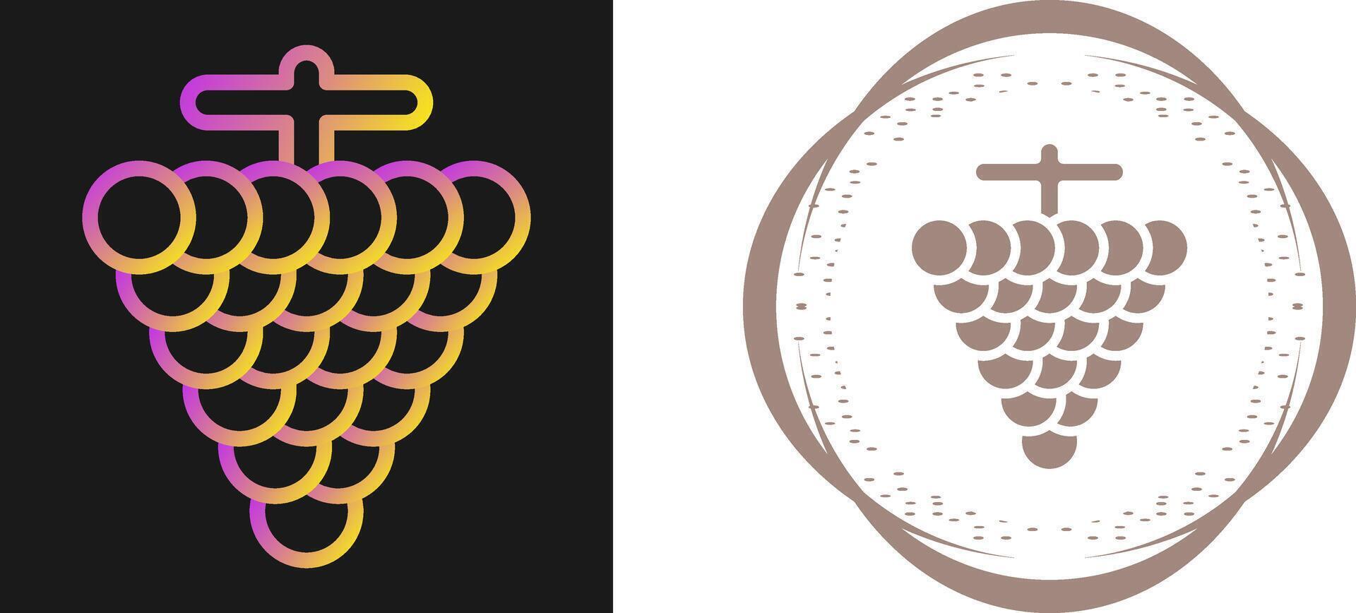 Grapes Vector Icon