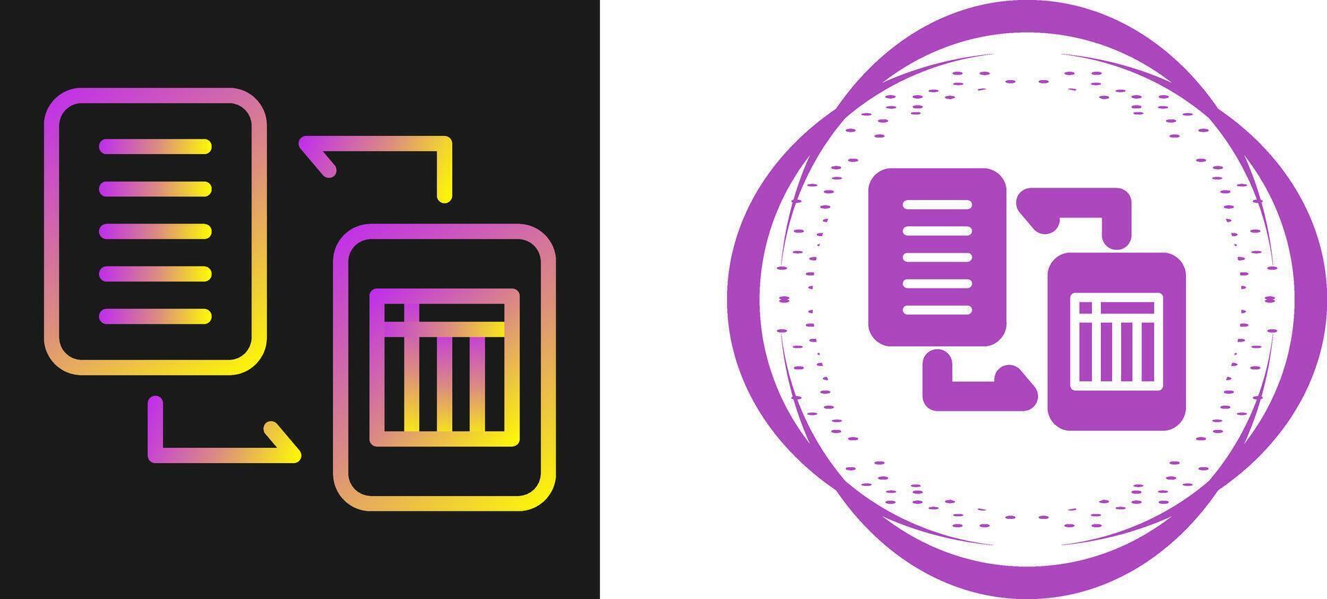 Document Workflow Vector Icon