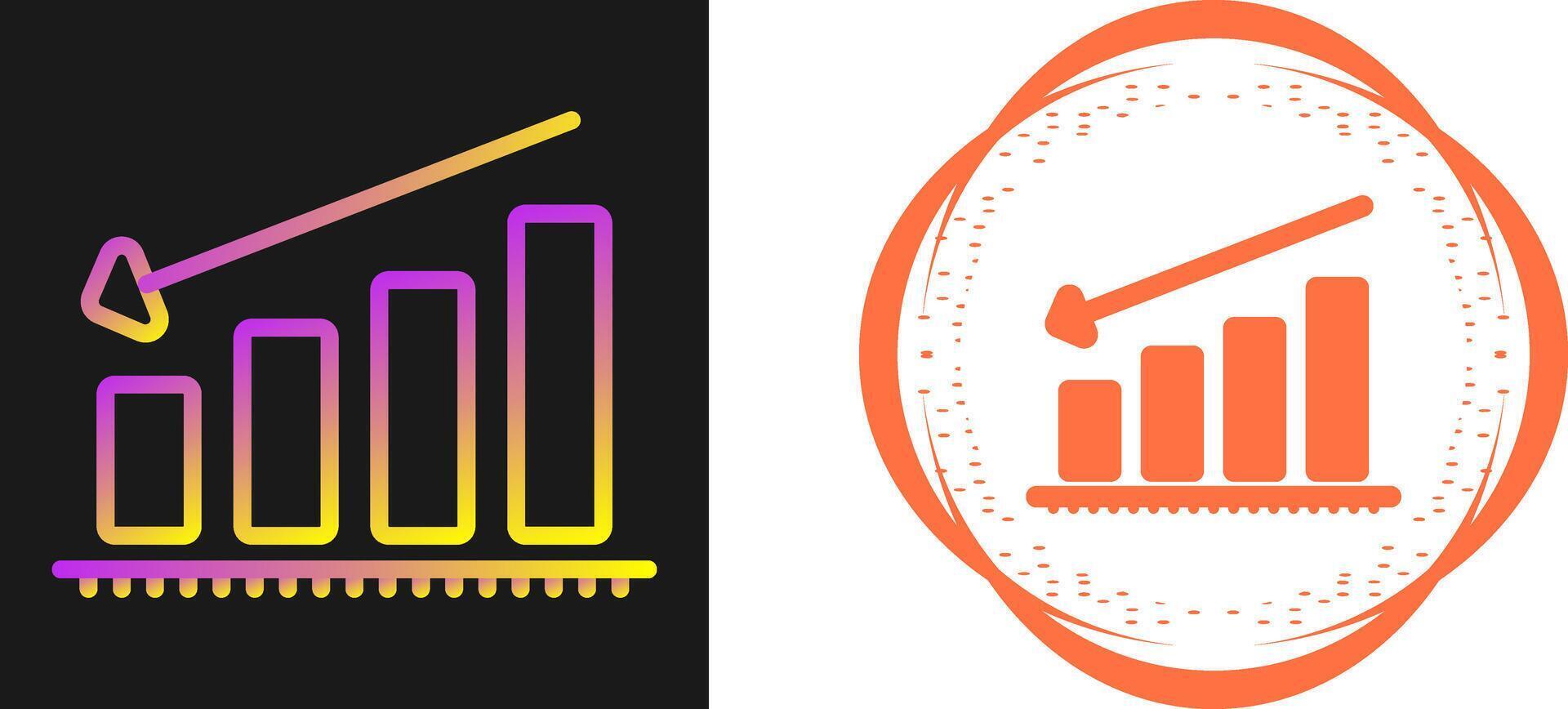 Chart Decreasing Vector Icon