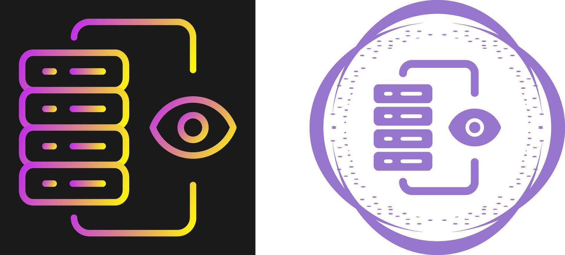 Server Monitoring Vector Icon