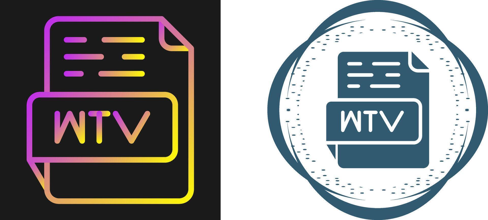 WTV Vector Icon