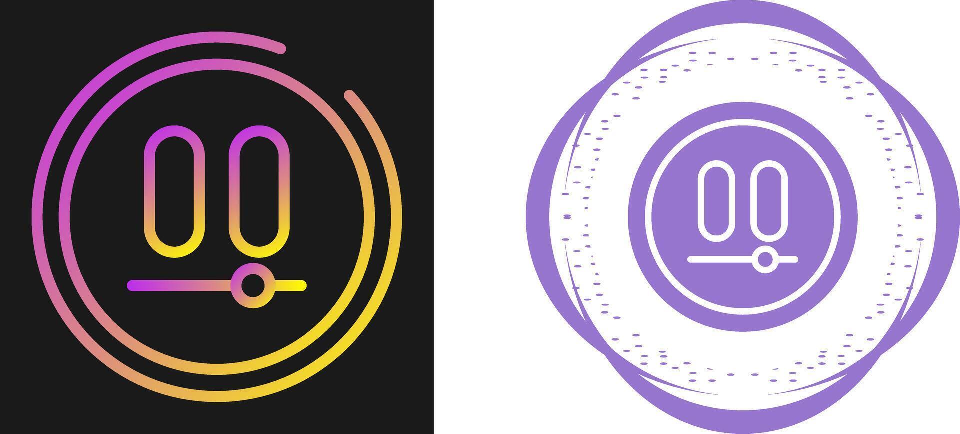 Video Pause Button Vector Icon