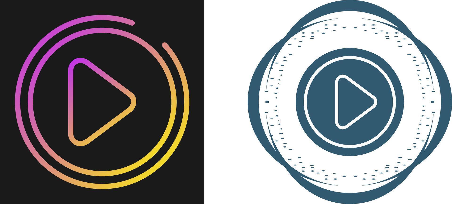 Play Button Vector Icon