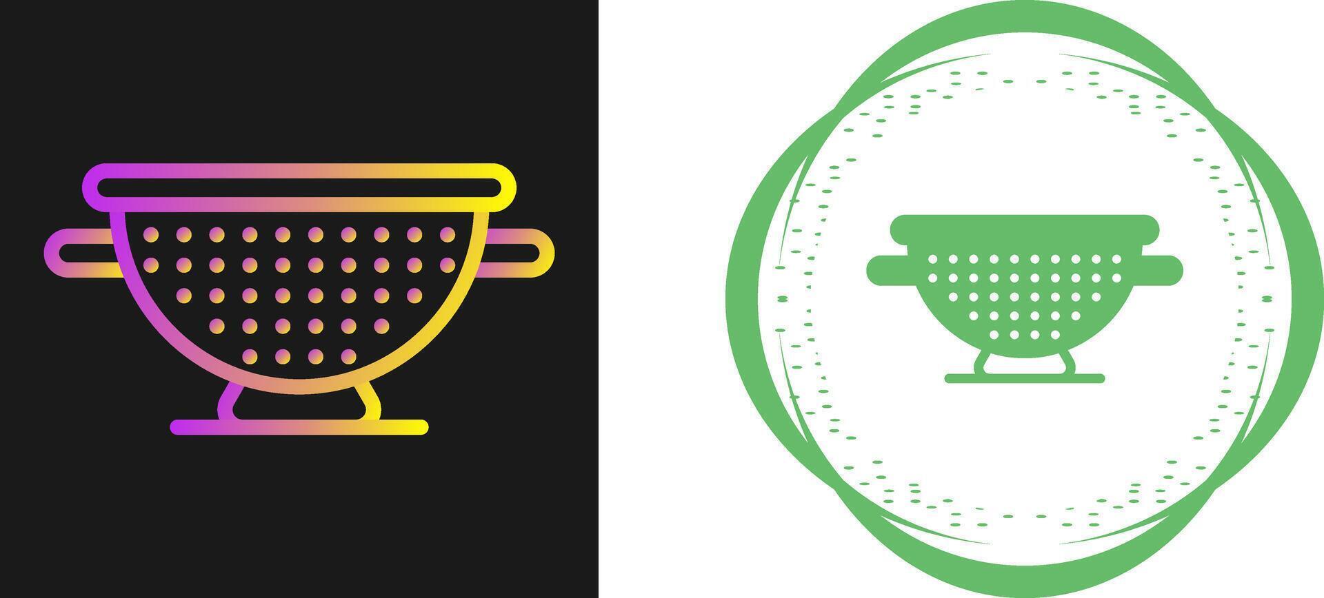 Colander Vector Icon