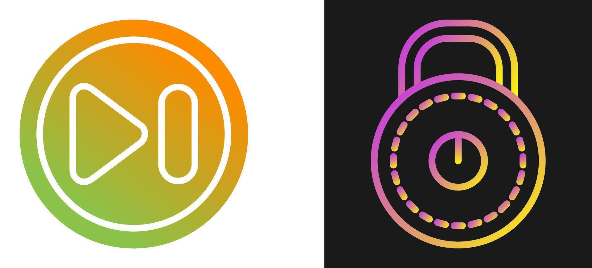 Brocken Padlock Vector Icon