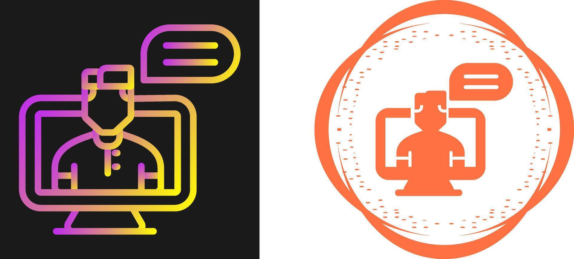 Online Learning Vector Icon
