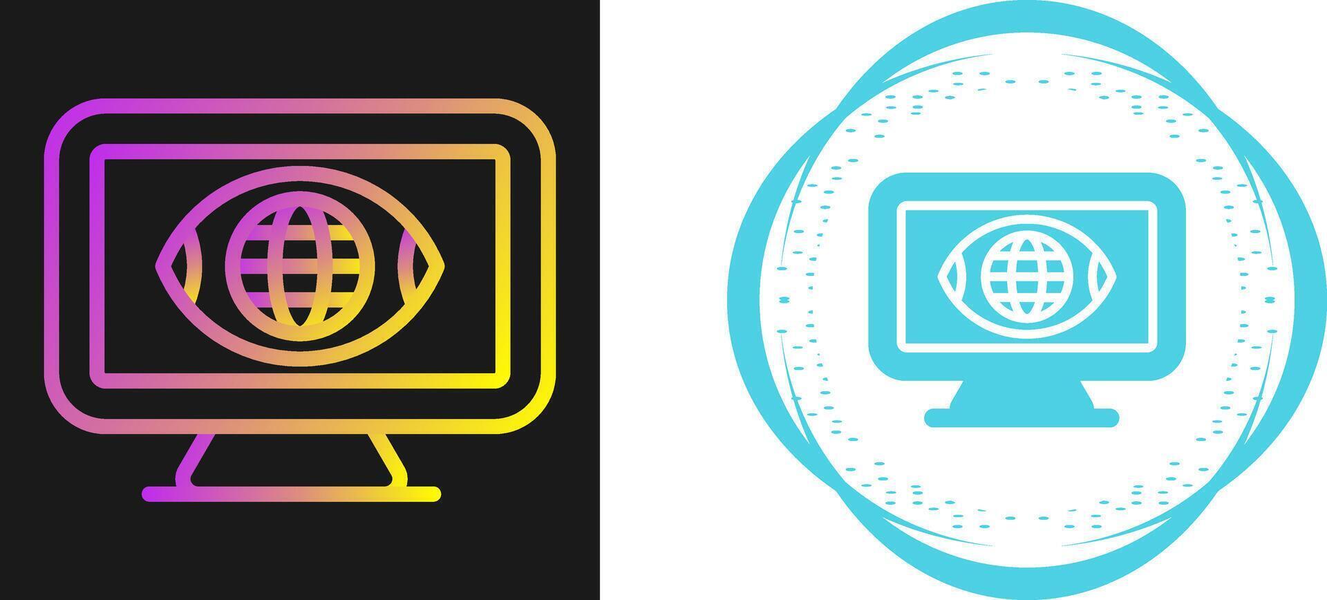 Computer Vector Icon