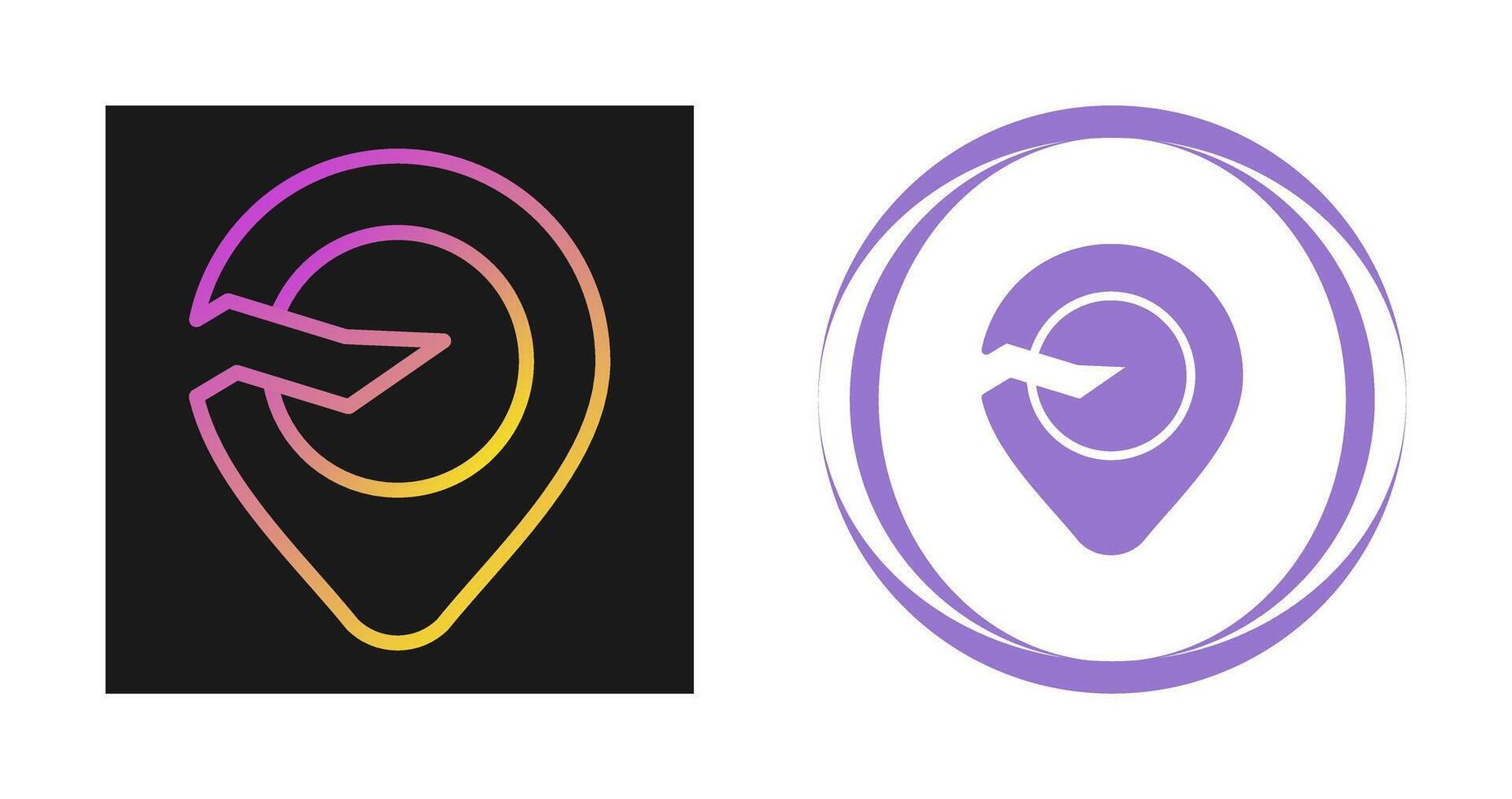 Broken Location Vector Icon