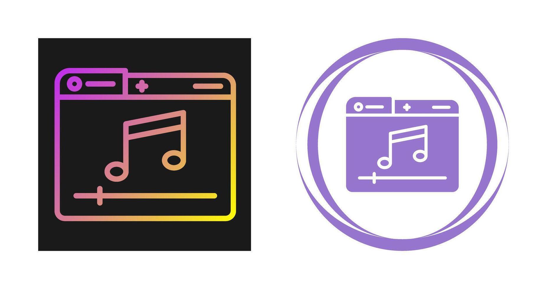 Music Player Vector Icon