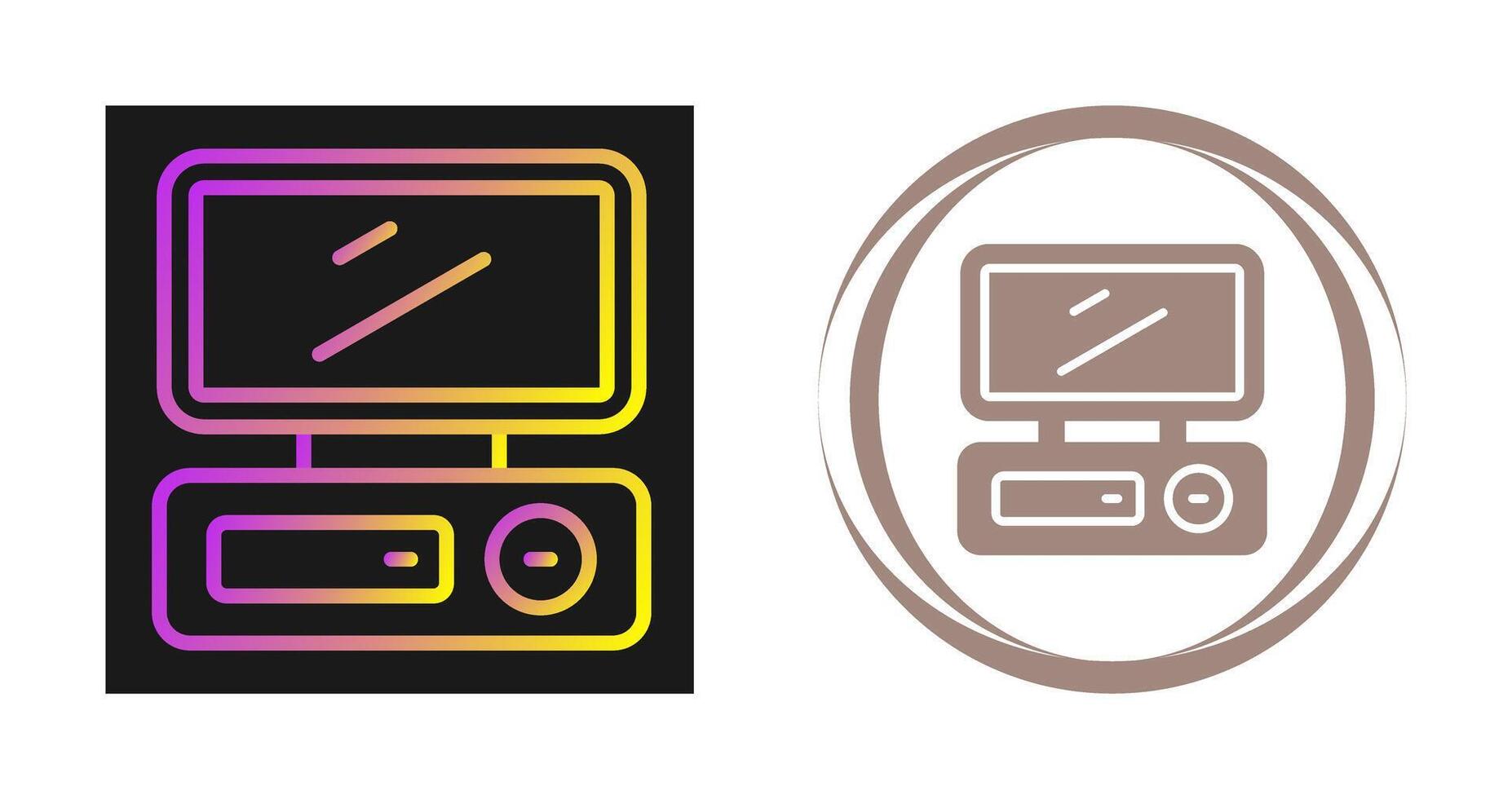 Desktop Vector Icon