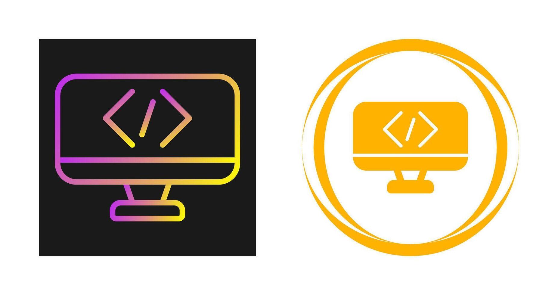 Coding Vector Icon