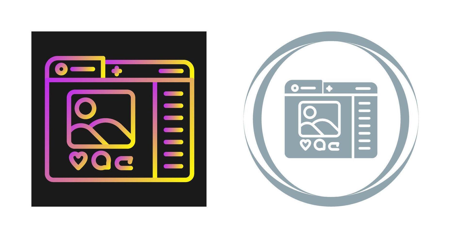 Social Media Vector Icon