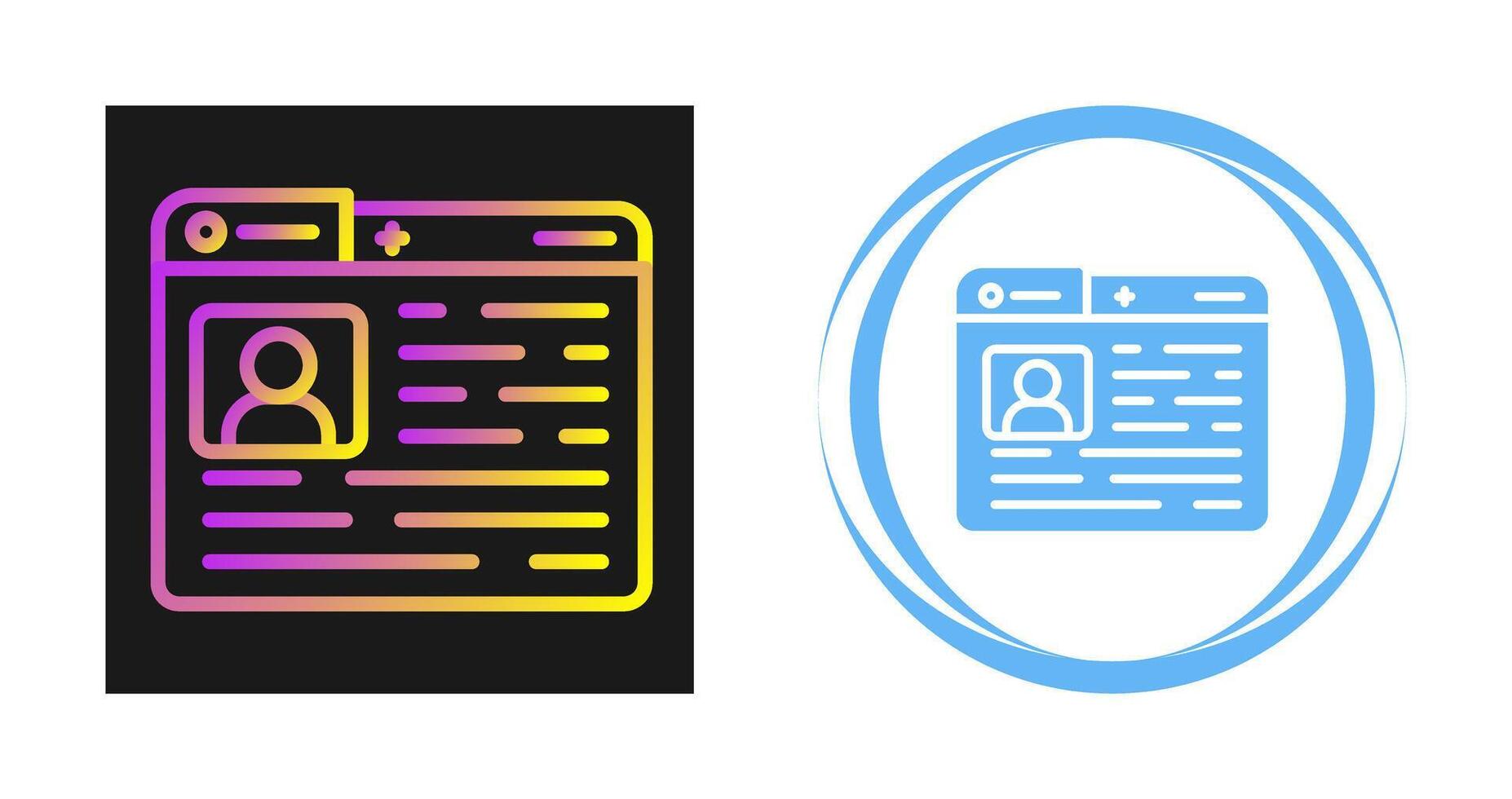 Profile Vector Icon