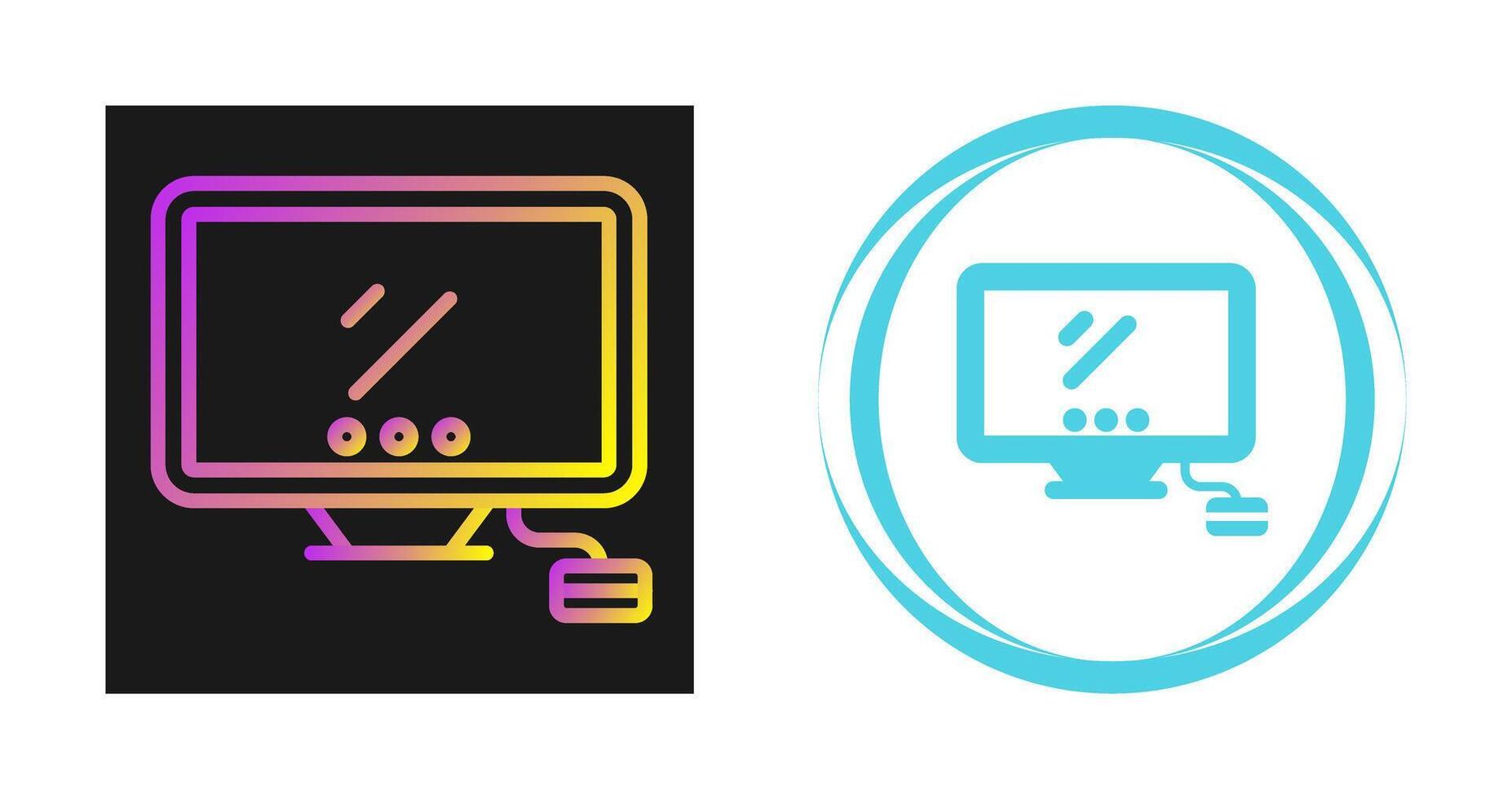 Desktop Vector Icon