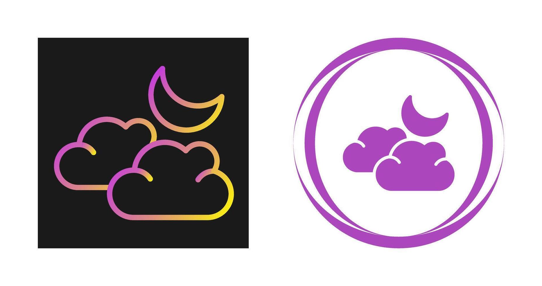 icono de vector de nube