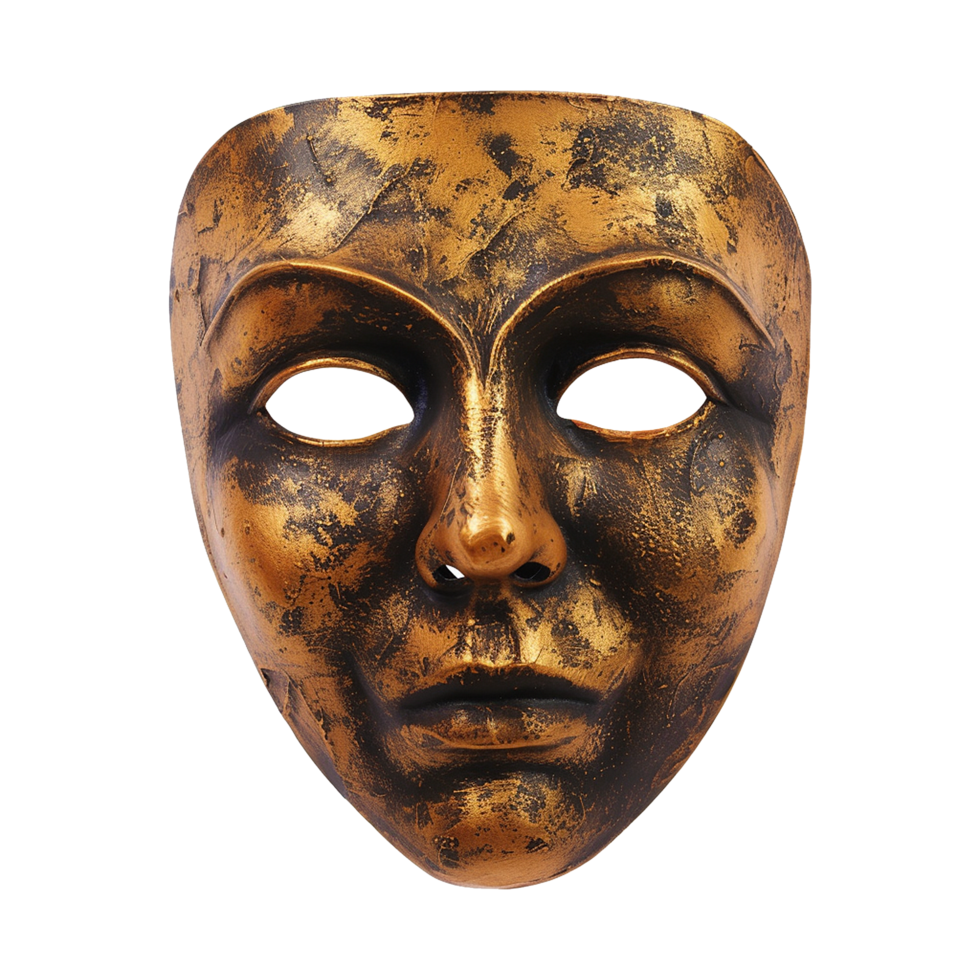 AI generated Elegant carnival mask isolated on transparent background png