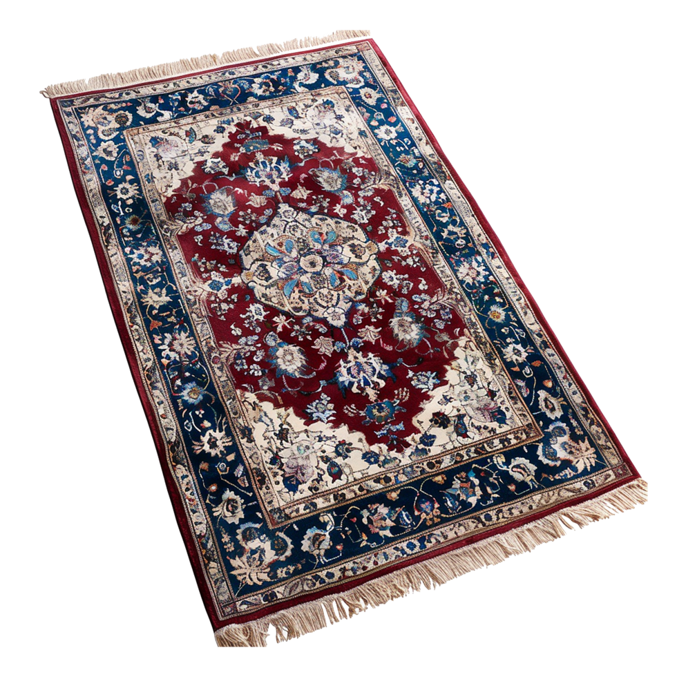 AI generated Traditional carpet isolated on transparent background png