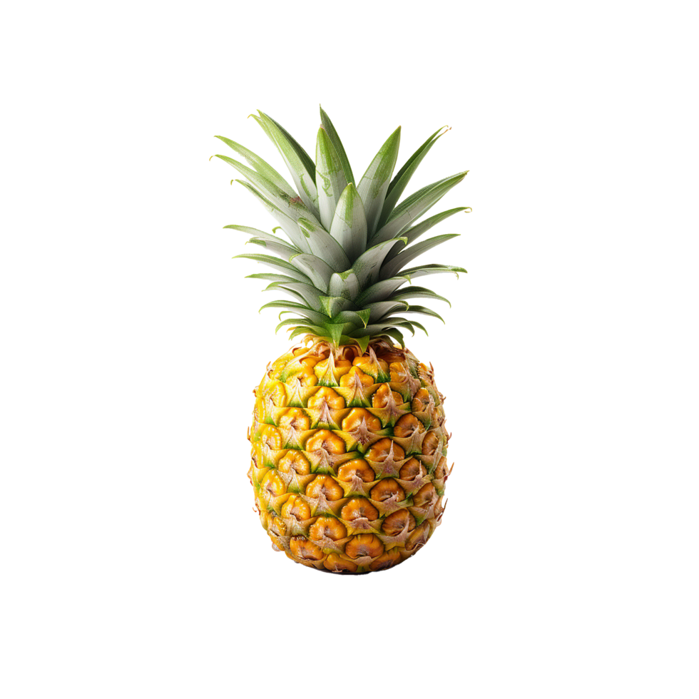 ai generato ananas png isolato su trasparente sfondo