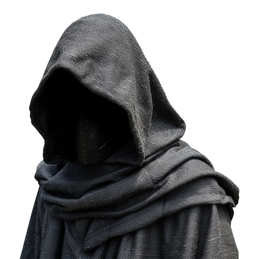 AI generated Evil man in hoodie isolated on transparent background png