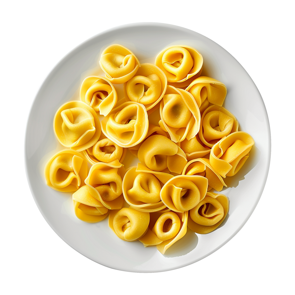 AI generated Italian stuffed pasta isolated on transparent background png