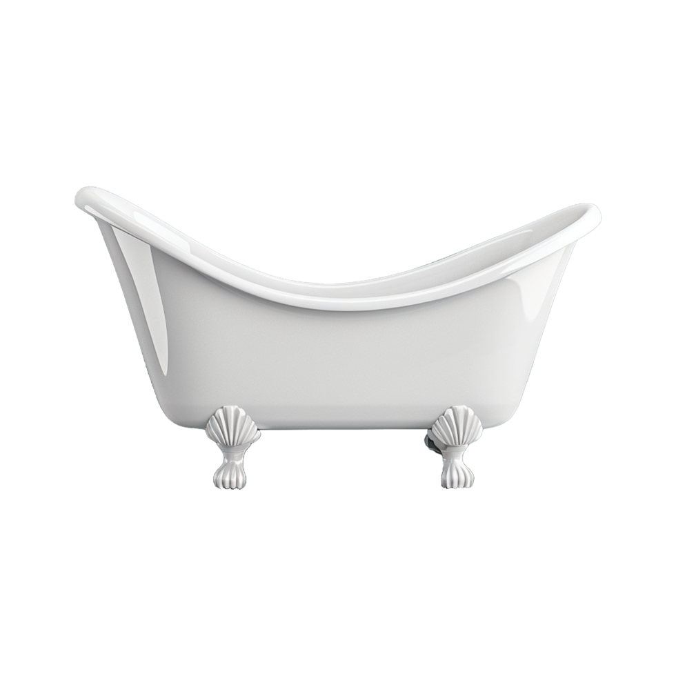 AI generated Bathtub isolated on transparent background png