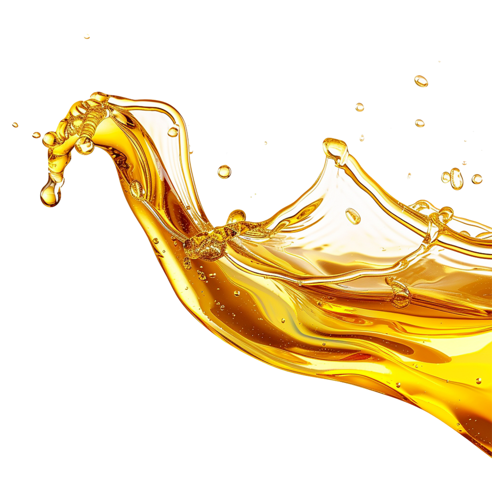 AI generated Abstract lubricant oil isolated on transparent background png