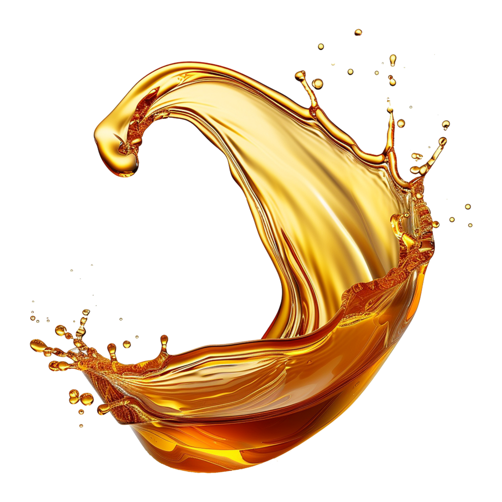 AI generated Abstract lubricant oil isolated on transparent background png