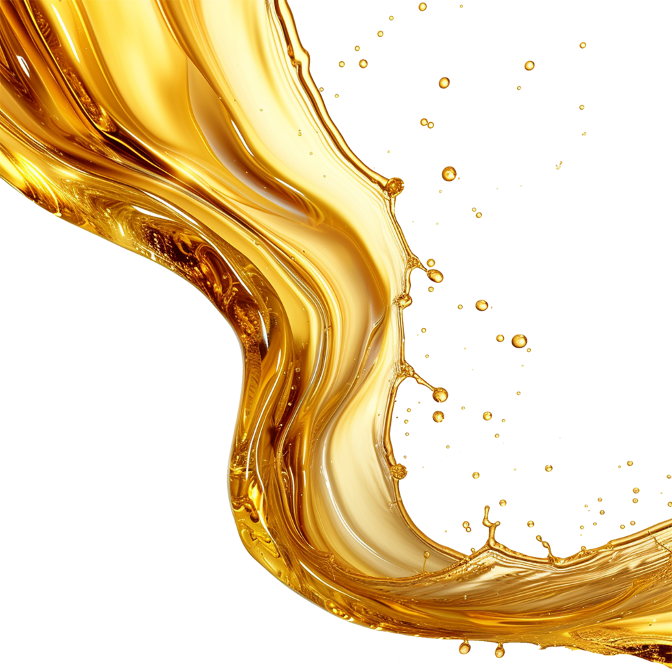 AI generated Abstract lubricant oil isolated on transparent background png