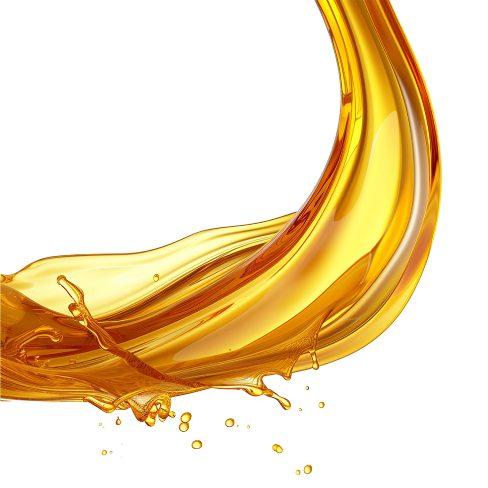 AI generated Abstract lubricant oil isolated on transparent background png