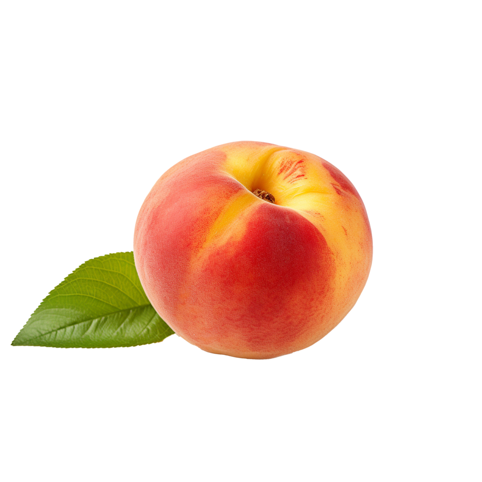 AI generated Fresh apricot png isolated on transparent background