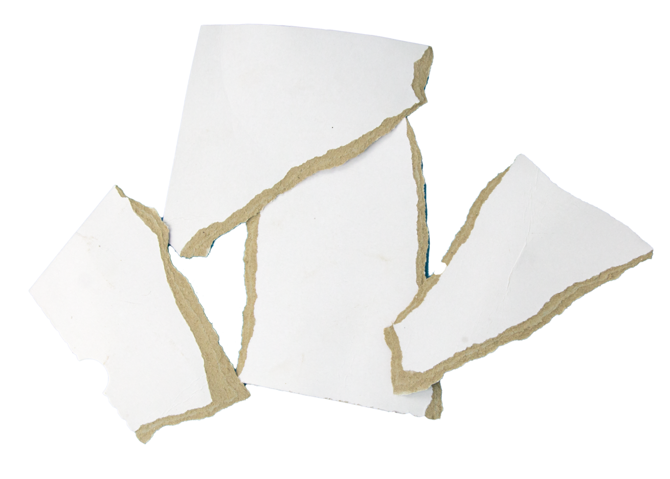 A white torn paper collection paper rip png