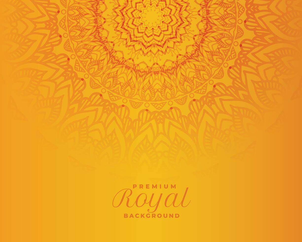 decorative mandala pattern floral background for wedding card design vector