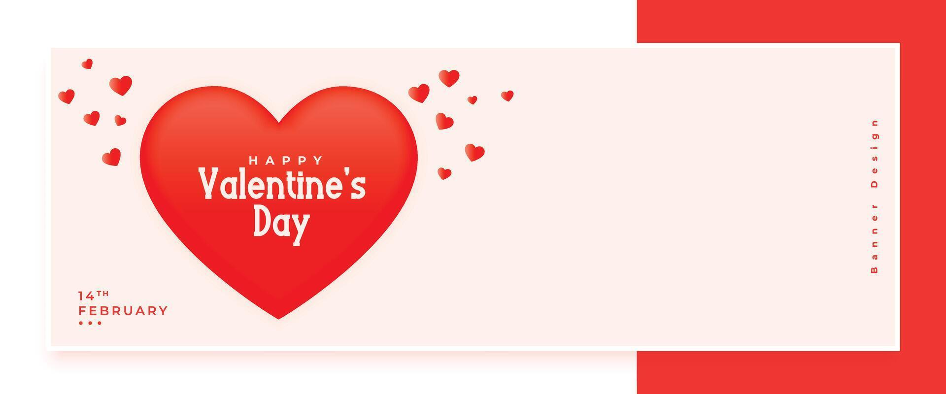 happy valentine day love heart wallpaper in papercut style vector