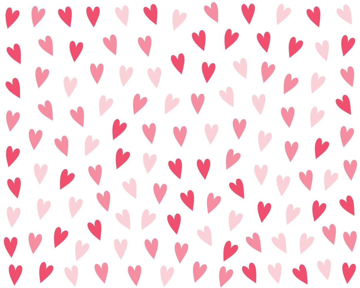 decorative love heart pattern backdrop a special message for couple vector