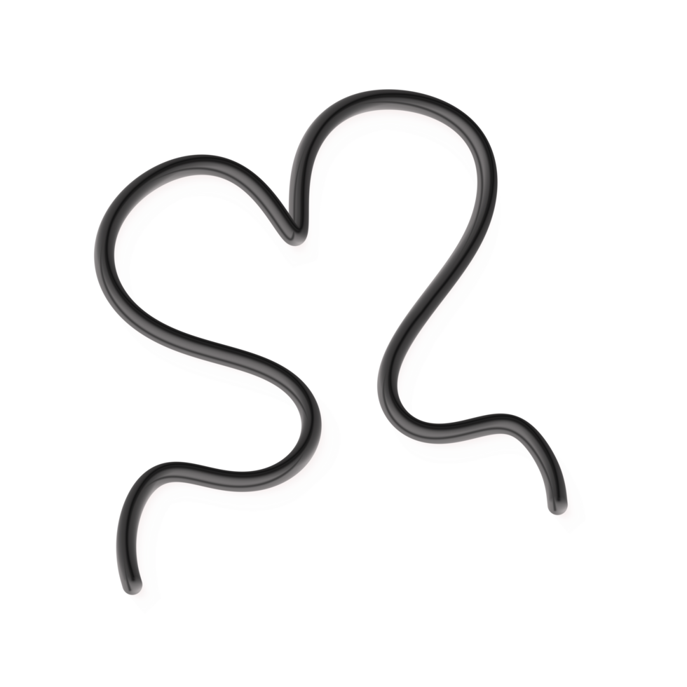 3D Heart Line png