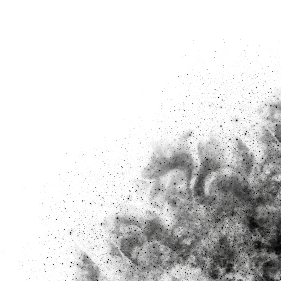 Abstract Black Nebula Corner png