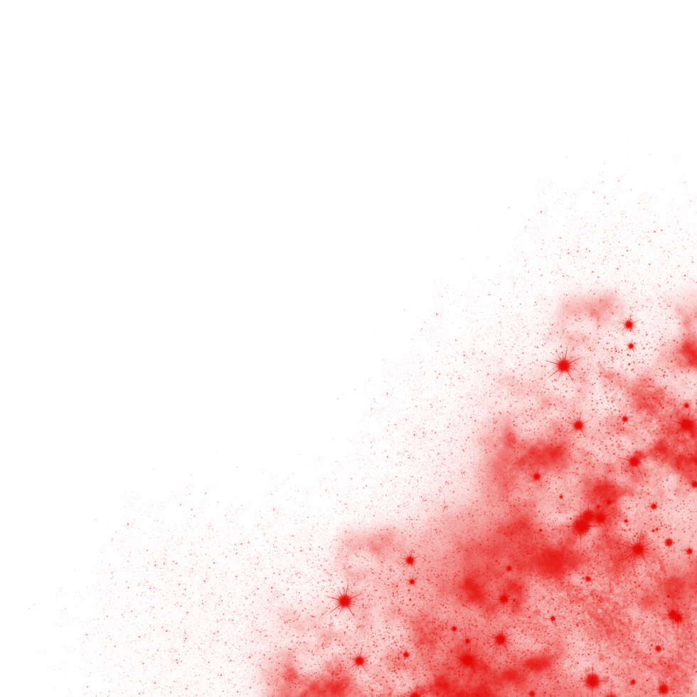 Abstract Red Nebula Corner png