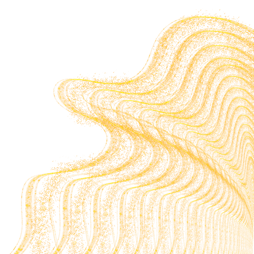 Abstract Gold Glitter Corner png